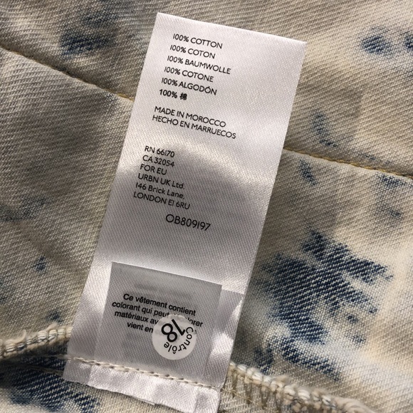 Free People Rumors Tie Dye Denim Jacket - Picture 10 of 15